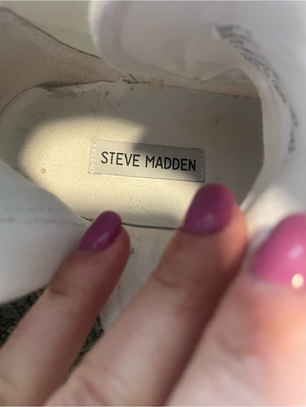 Steve Madden rhinestone diamond converse style shoes - Picture 6 of 14